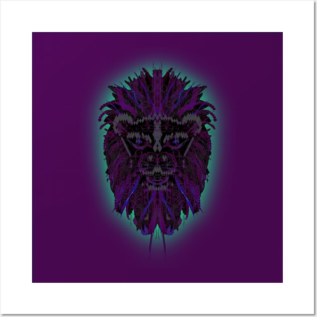 Leo 1c Eggplant Wall Art by Boogie 72